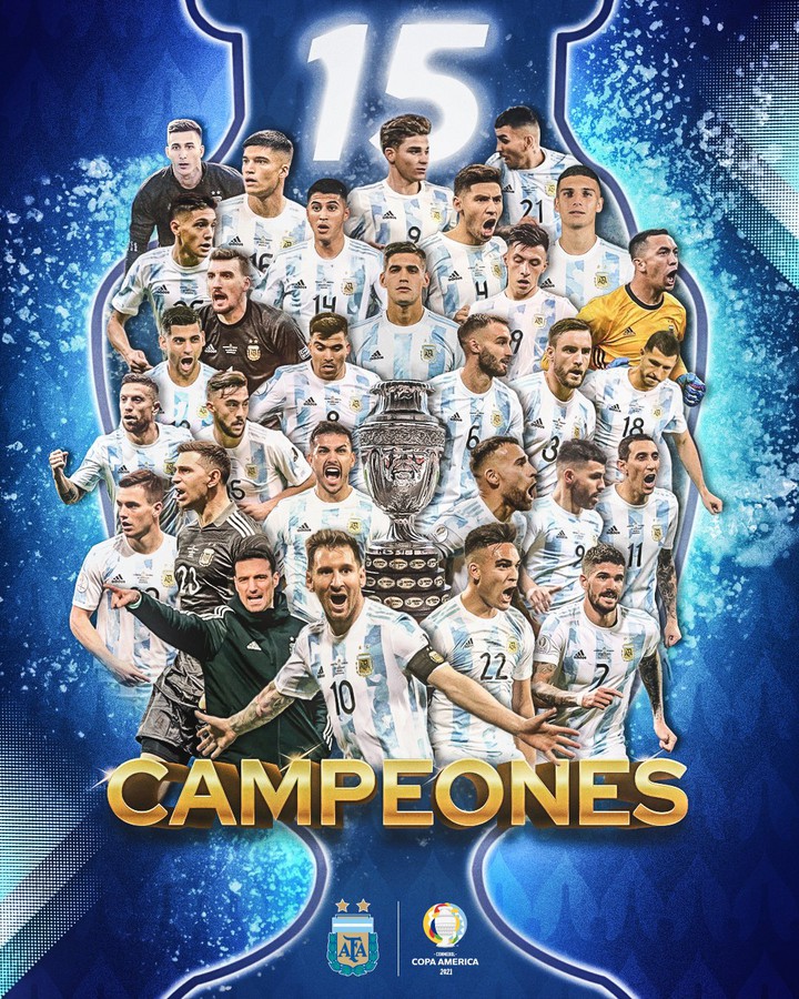 Argentina campeón de la Copa América!