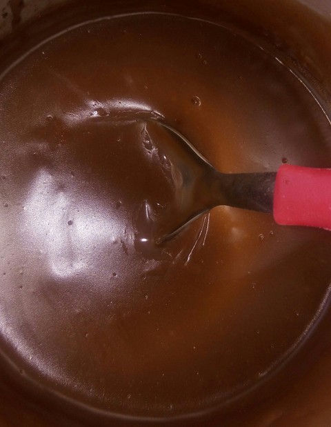 mingau de chocolate