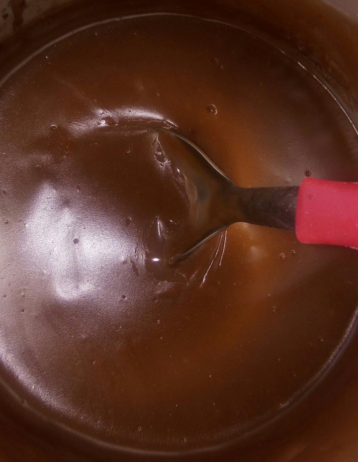 mingau de chocolate