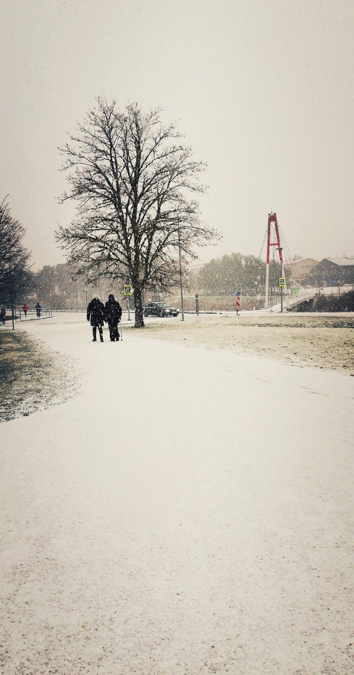 first snow from Estonia