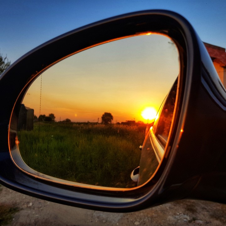 Sunset in Mirror