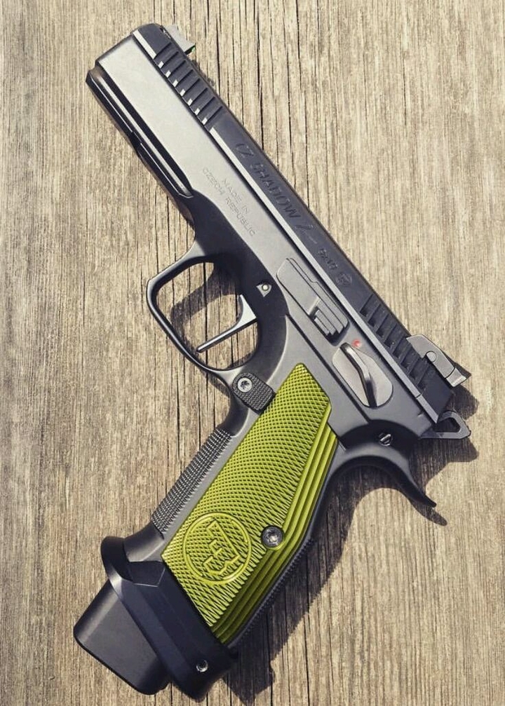 A gun