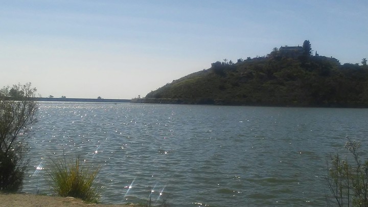 lake in evening