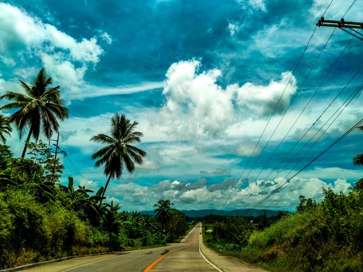 on my way