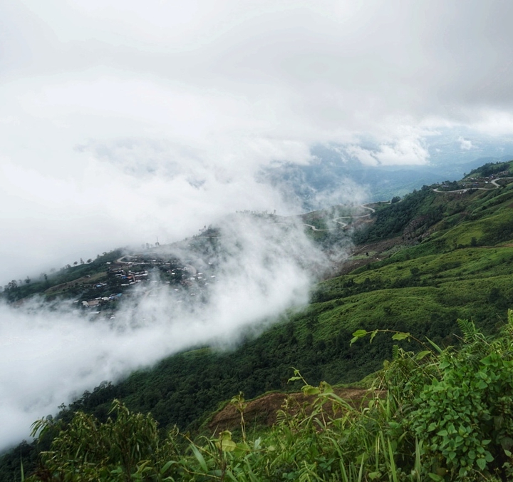Foggy hill