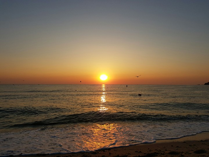 Black sea sunrise
