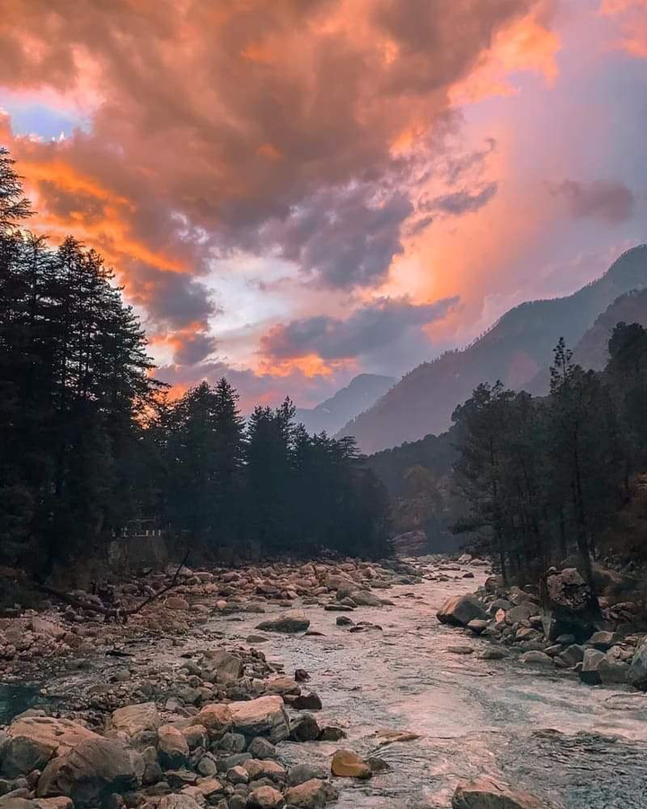 the river