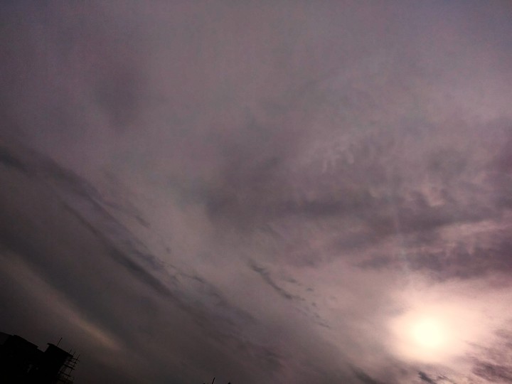 pink sky