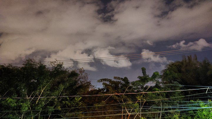 Foto tirada pela madrugada