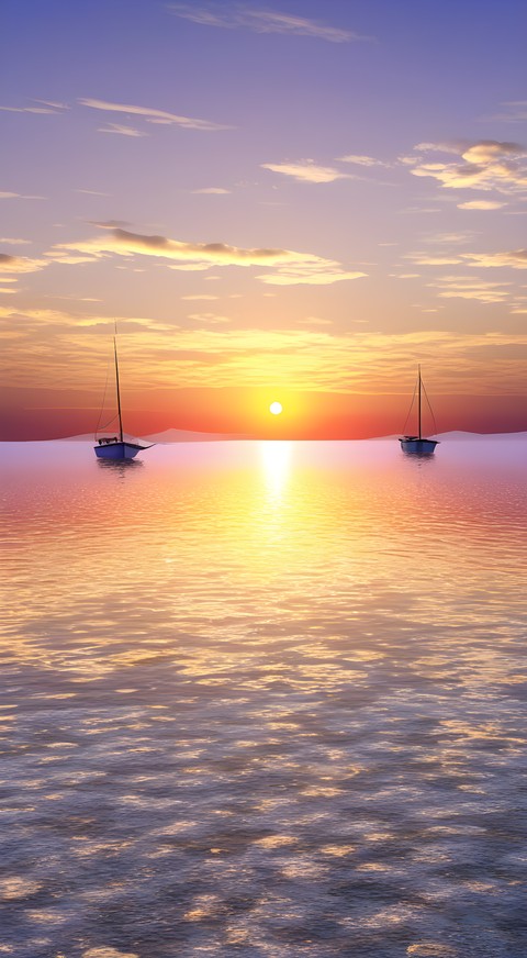 papéis de parede Orange, sun