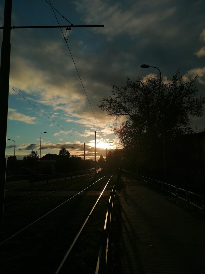 on my way