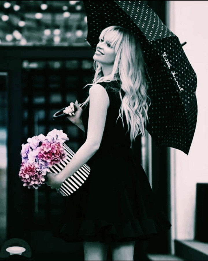Black in white