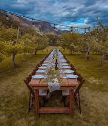 served in the lap of nature ❤️