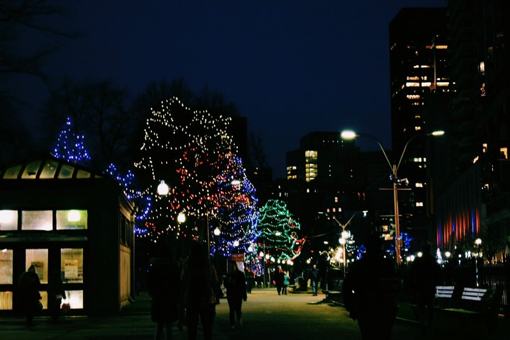 nightlights xmas downtown
