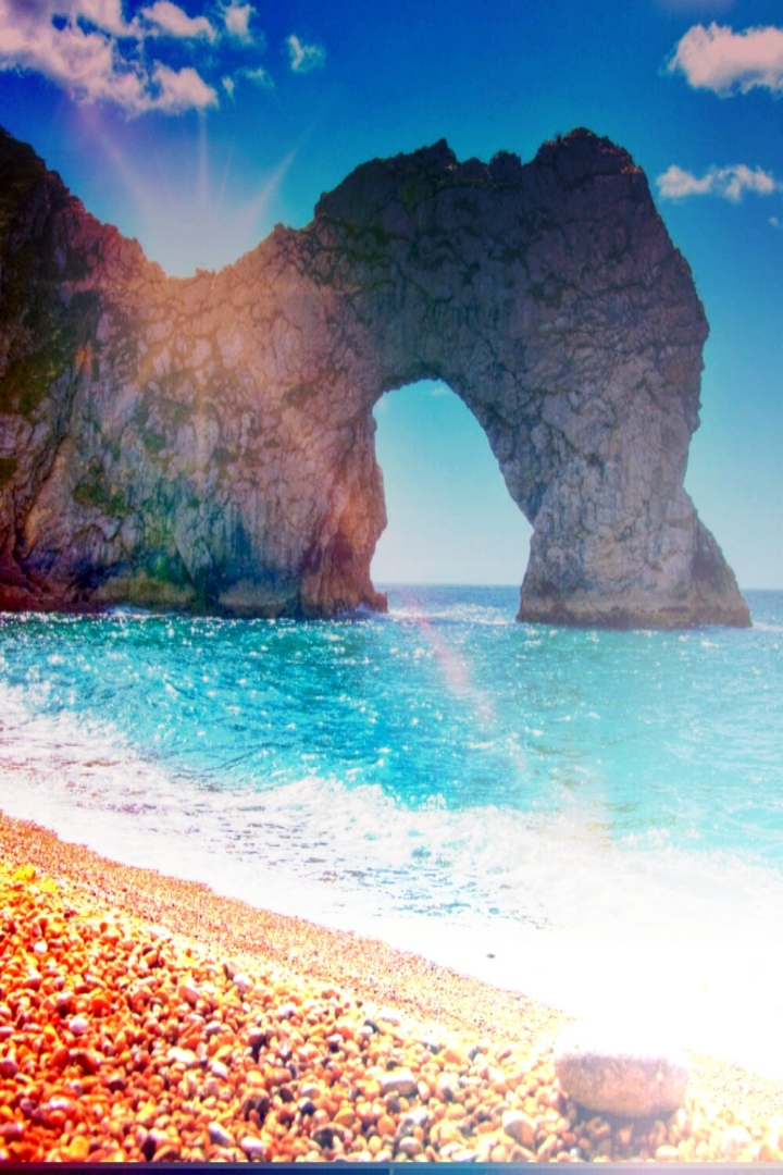 The sea in sunshine