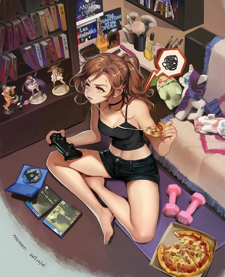 games, pizza...