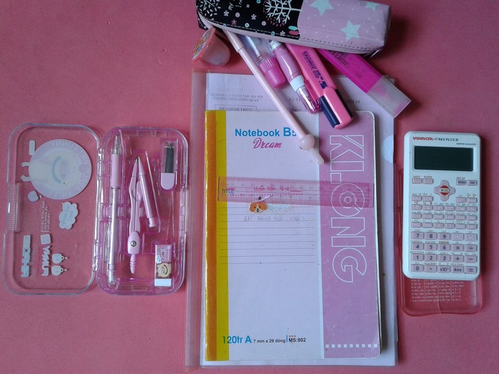 A pink 