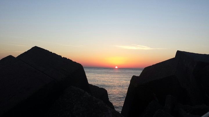 Sunset in Klaipeda