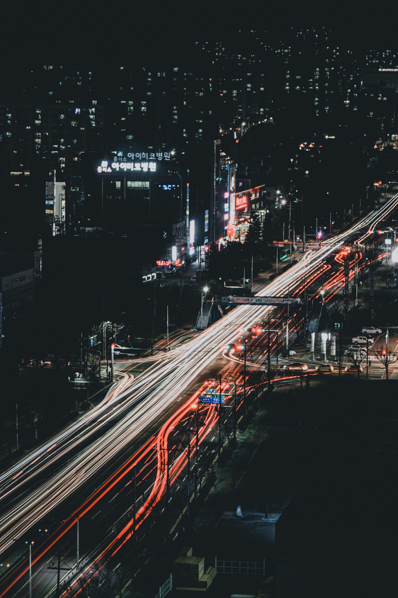 metropolis, highway Hintergrundbilder