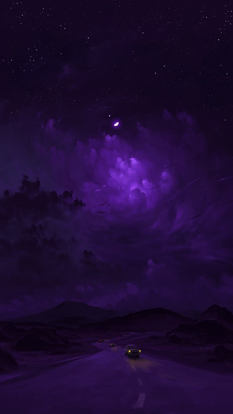 大气, violet壁纸