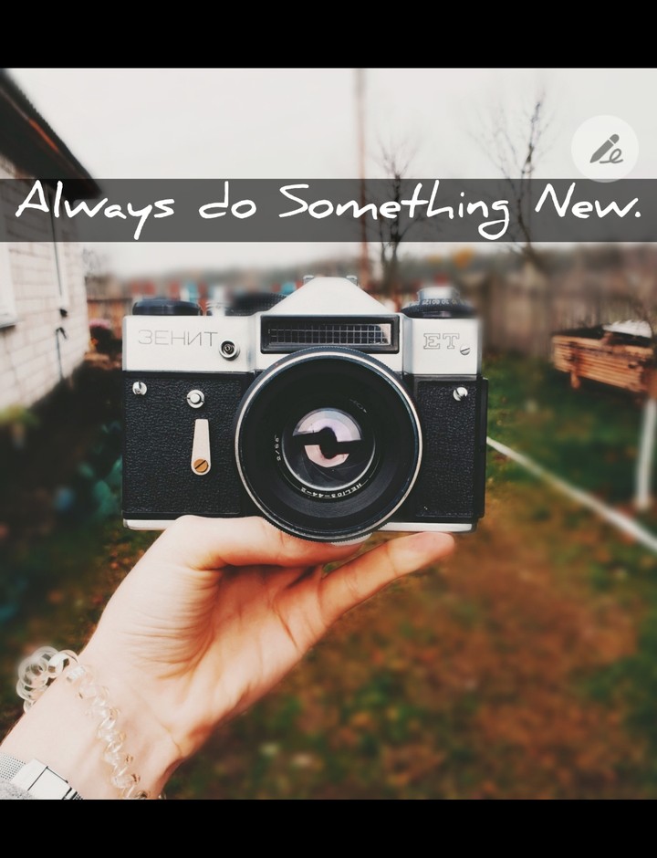 Always do something new