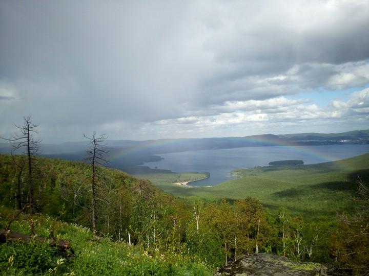 the Urals mountains. part 2. rainbow.