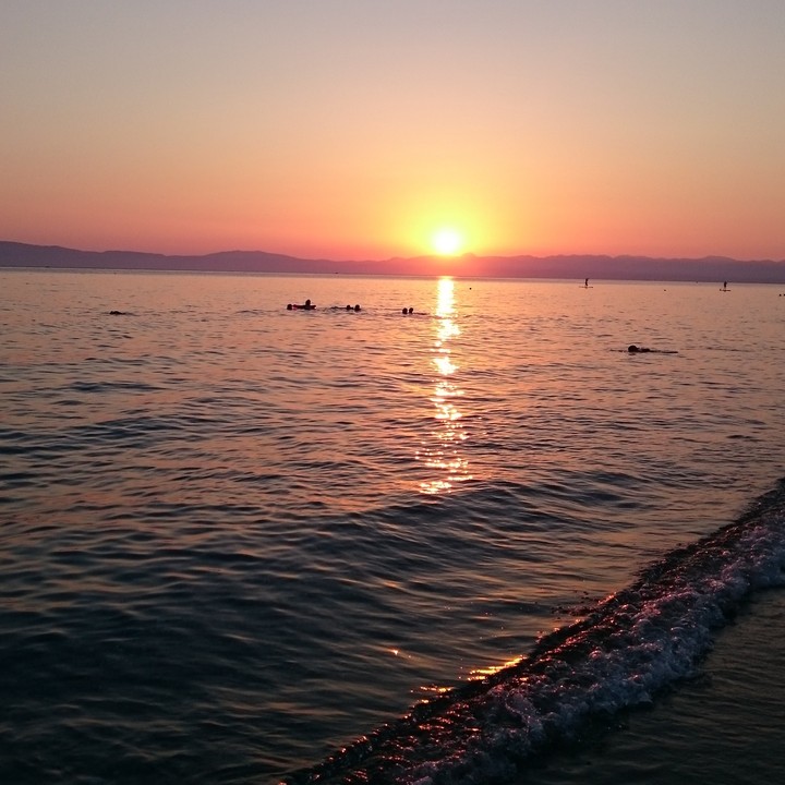sunset southern Greece