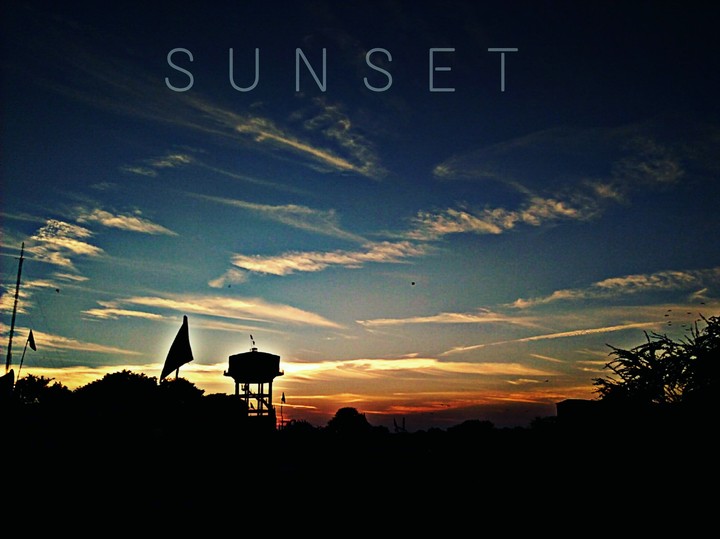 #sunset #sky#redish#oswm#atmosphere#evening