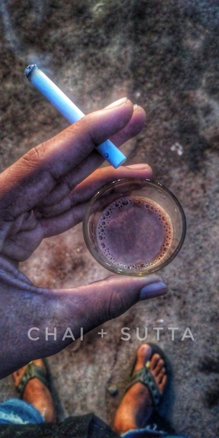 i love tea and smoking ???