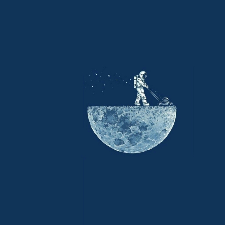 Funny/Creative Moon Wallpaper