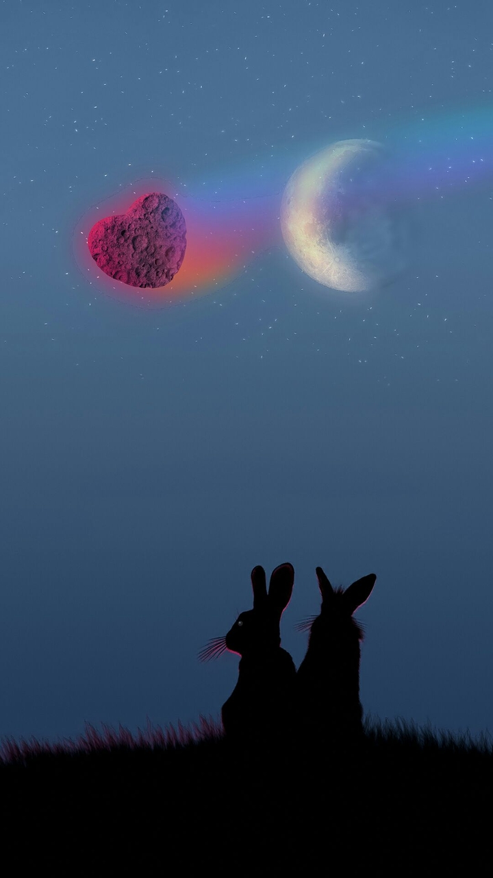 Flying heart