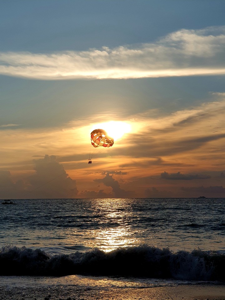 Sunset at the beach