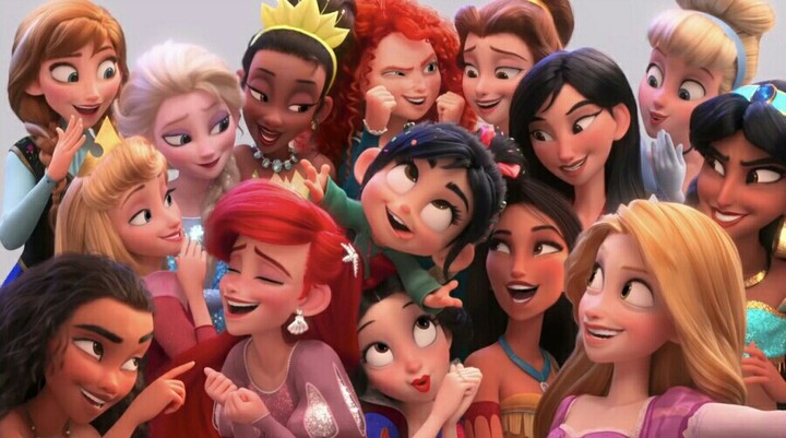 Vanellope and the Princesses