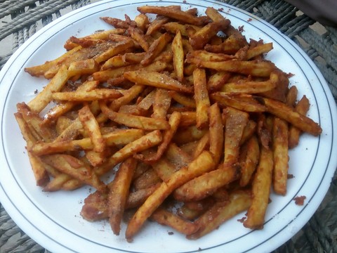 тапети dish, Frying