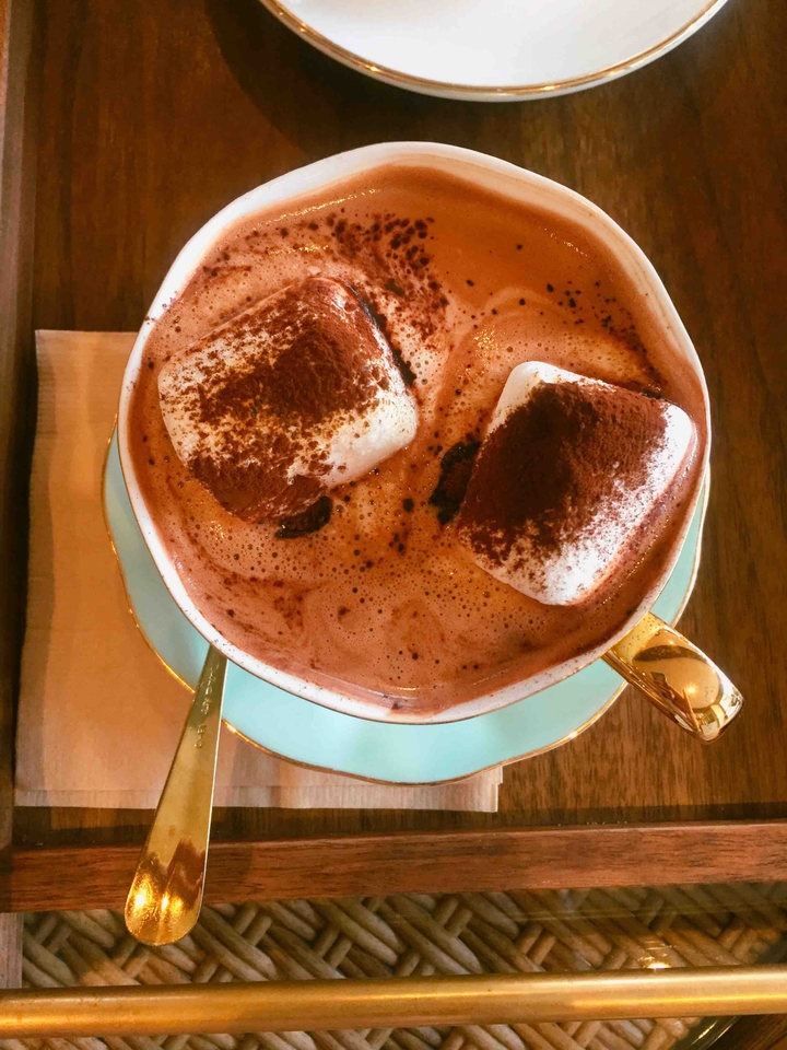 hot chocolate with marshmallows