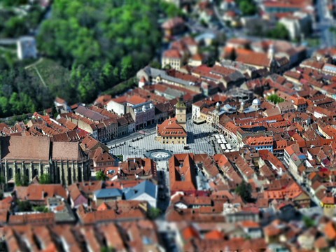 miniatura Piata Sfatului Brasov Romania