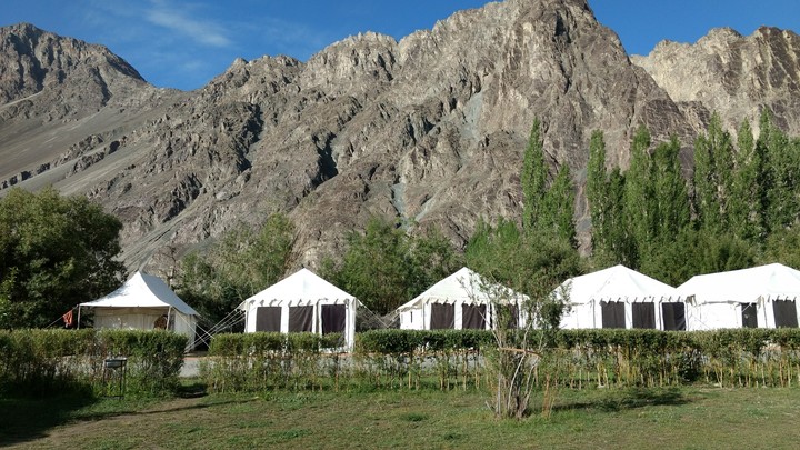 Camps at Nubra Valley, India