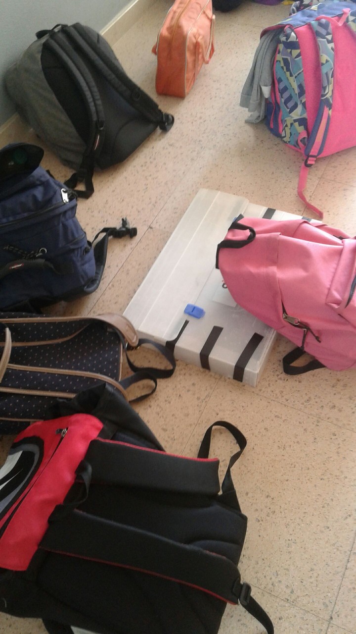 In the school