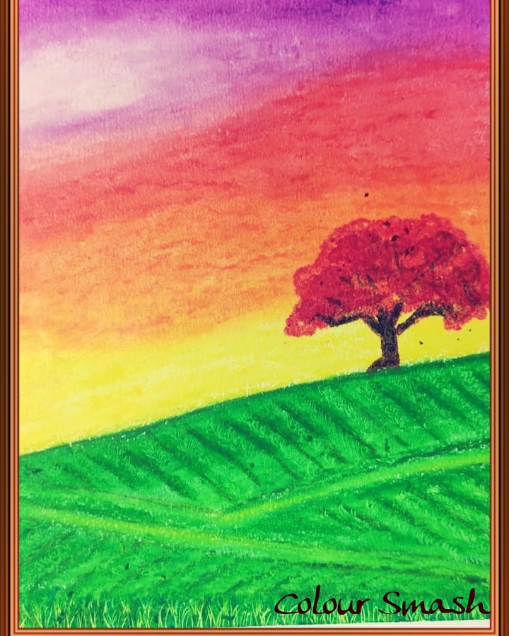 A lonely tree landscape