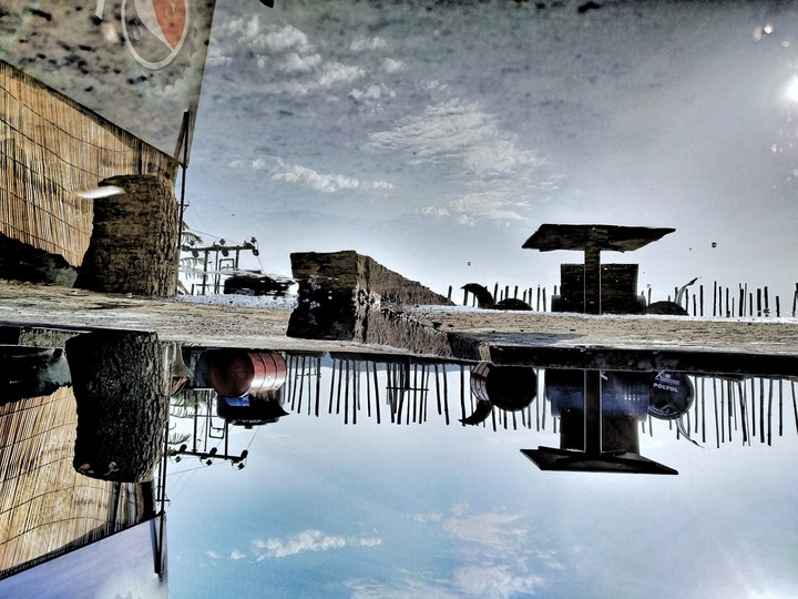 upside down