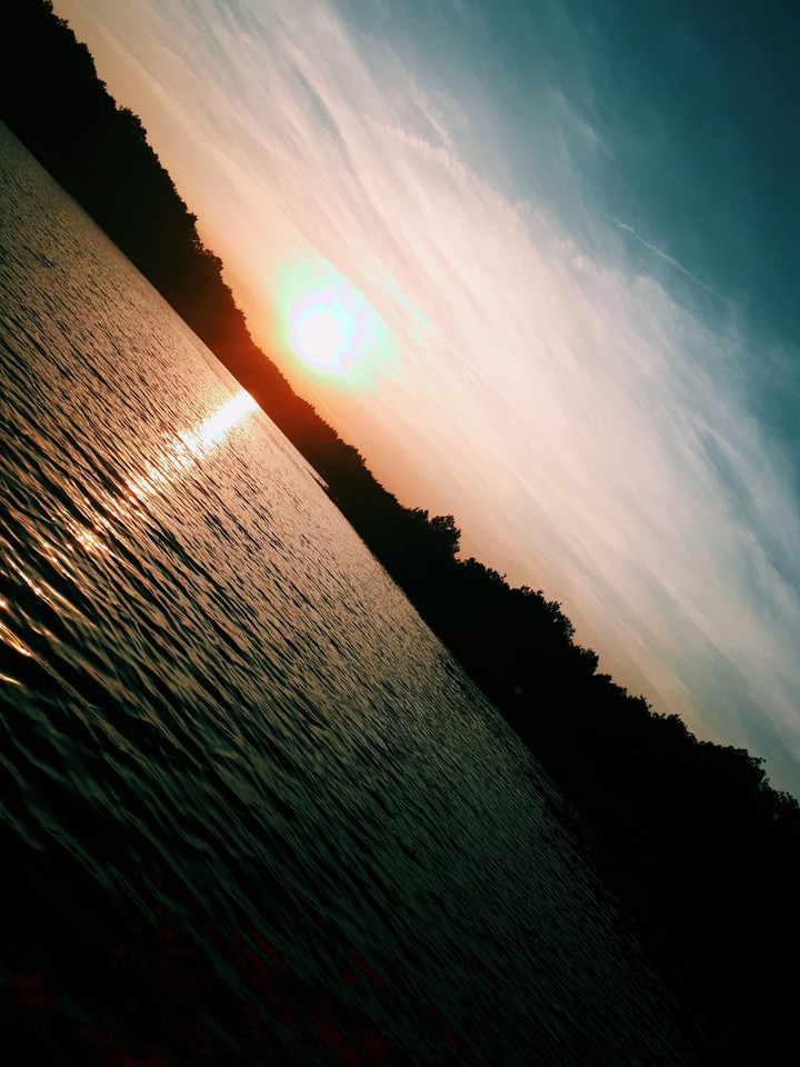 Sunny lake