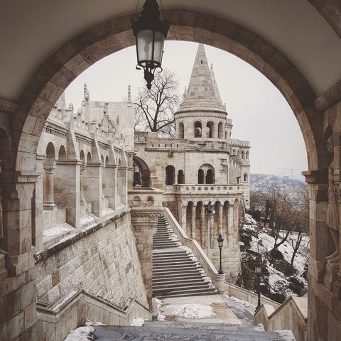 Buda Castle in February 2018