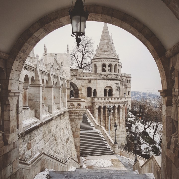 Buda Castle in February 2018
