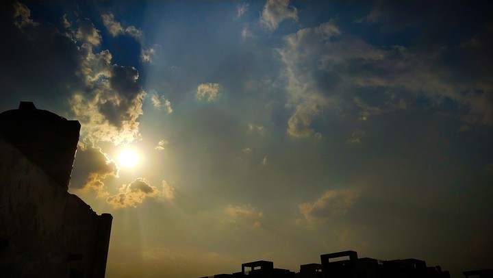 Burning sun