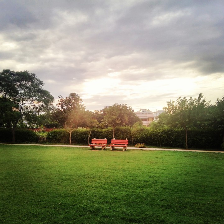 A cloudy day