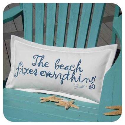 beach pillow