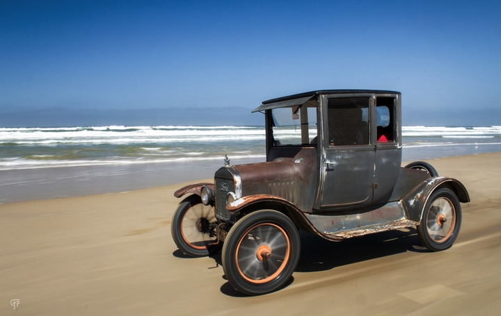 vintage on beach