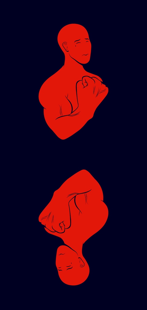 crying man, tears of victory