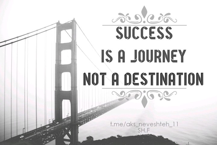 success is a journey...
