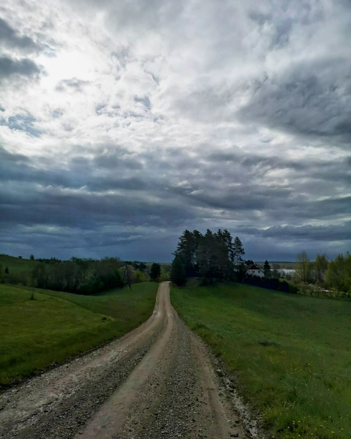 country road in Latvia